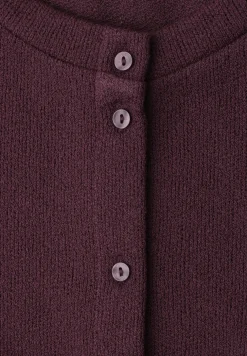 Vest met 3/4 mouwen in een gebreide look