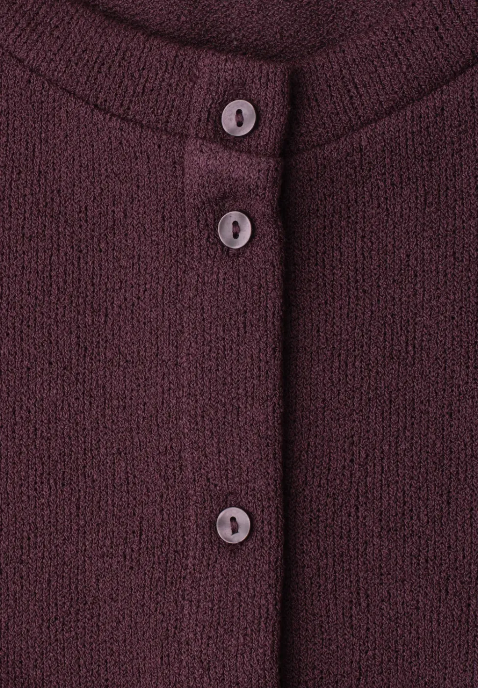 Vest met 3/4 mouwen in een gebreide look
