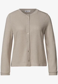 Vest met 3/4 mouwen in een gebreide look
