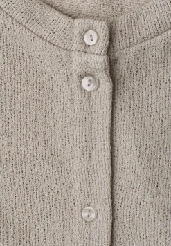 Vest met 3/4 mouwen in een gebreide look