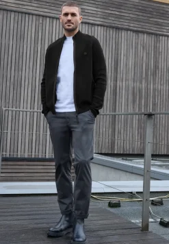 Vest met opstaande kraag