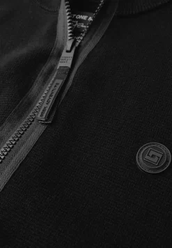 Vest met opstaande kraag