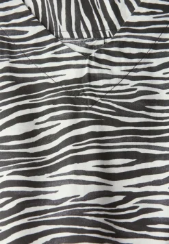 V-hals blouse met print