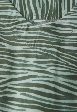 V-hals blouse met print