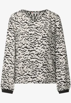 V-hals blouse met tape