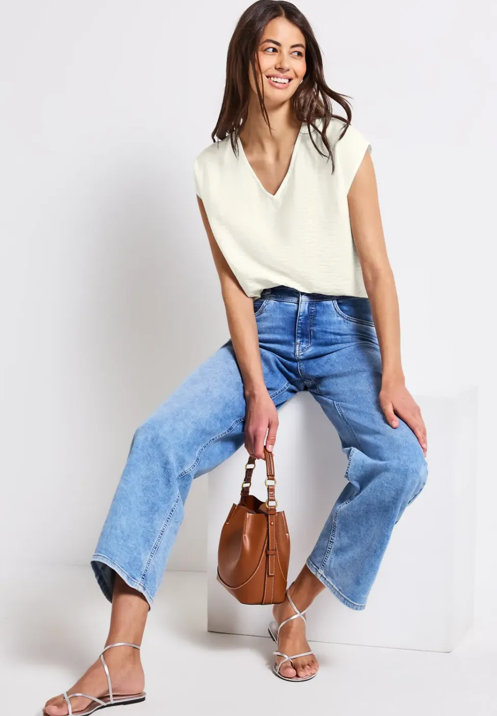 V-hals blouse shirt