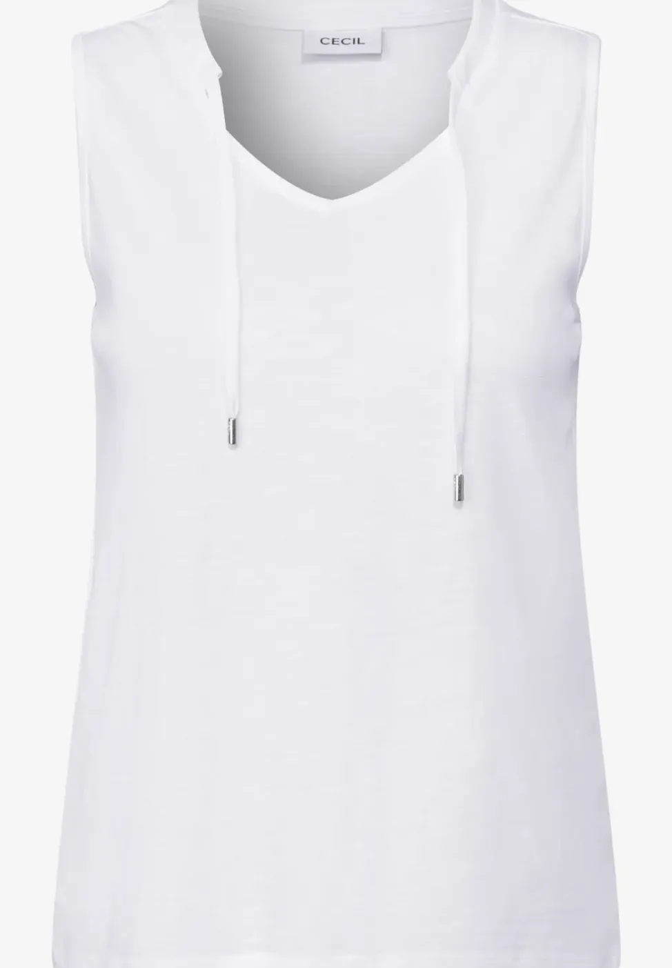 V-hals top met linten