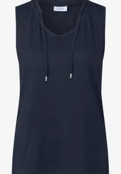 V-hals top met linten