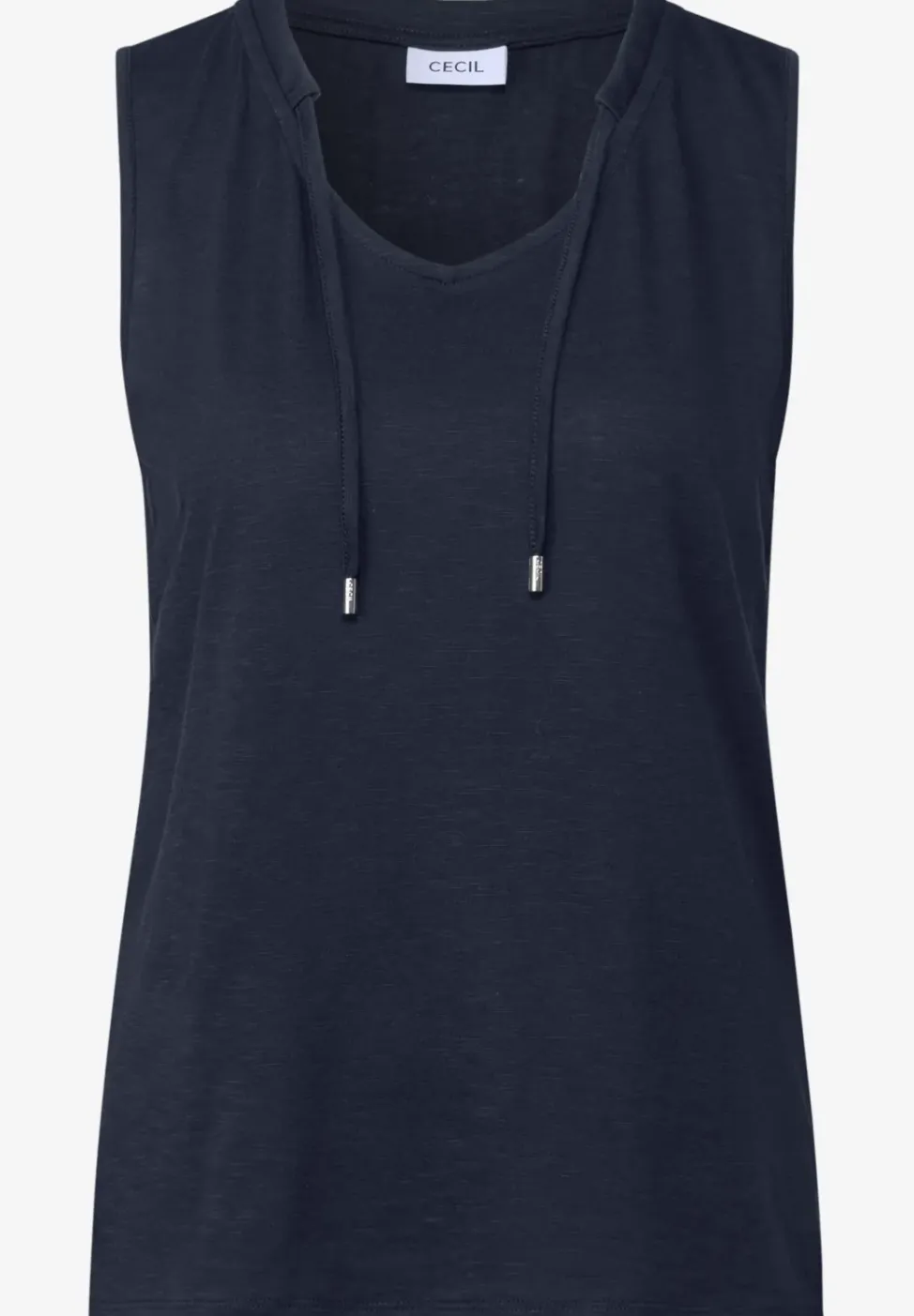 V-hals top met linten