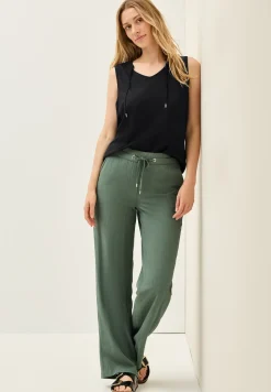 V-hals top met linten