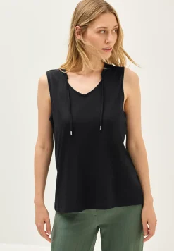 V-hals top met linten