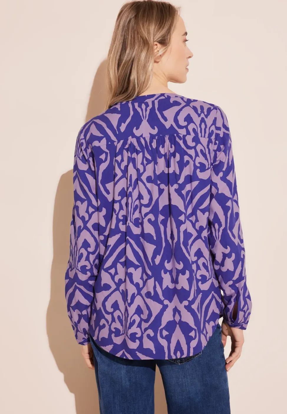 Viscose blouse met print