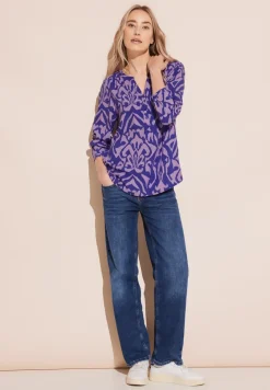 Viscose blouse met print