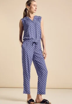 Viscose broek met print