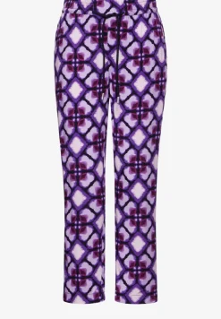 Viscose broek met print