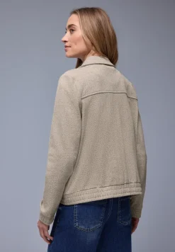 Visgraat blouson