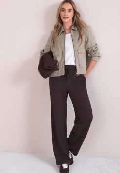 Visgraat blouson