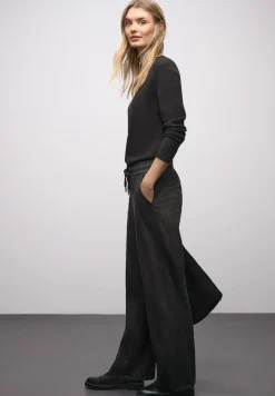 Visgraat jacquard broek