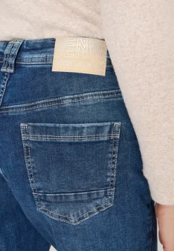 Wide Leg Patch Pocket Jeans