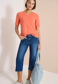 Wide Legs 3/4 jeans in Loose Fit