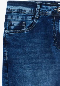 Wide Legs 3/4 jeans in Loose Fit