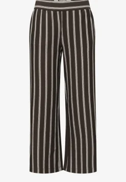 Wide Legs broek in casual pasvorm met strepen
