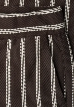 Wide Legs broek in casual pasvorm met strepen