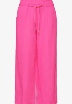 Wide Legs broek in een Loose Fit van linnen