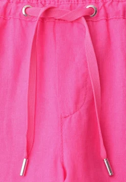 Wide Legs broek in een Loose Fit van linnen