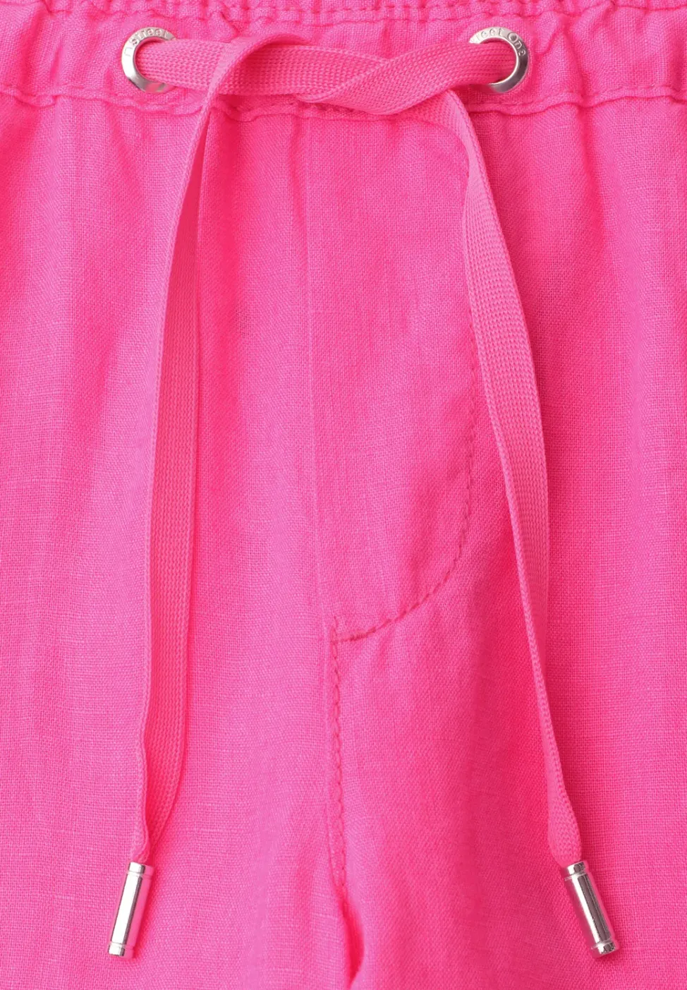 Wide Legs broek in een Loose Fit van linnen