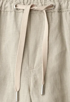 Wide Legs broek in een Loose Fit van linnen