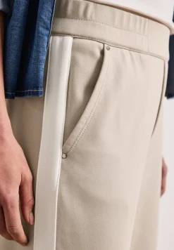 Wide Legs broek met galonstrepen