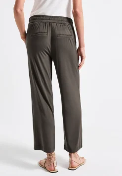 Wide Legs broek met jogg tailleband