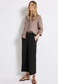 Wide Legs broek met jogg tailleband
