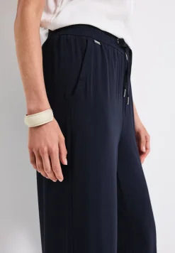 Wide Legs broek met jogg tailleband