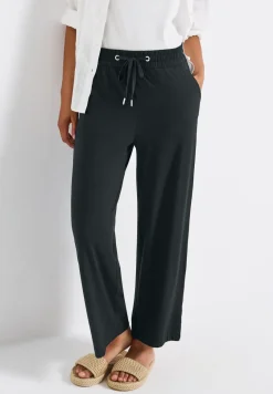 Wide Legs broek met jogg tailleband