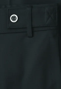 Wide Legs broek met knoopdetail