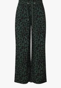 Wide Legs broek met leoprint
