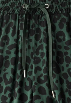 Wide Legs broek met leoprint