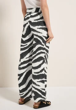 Wide Legs broek met structuur