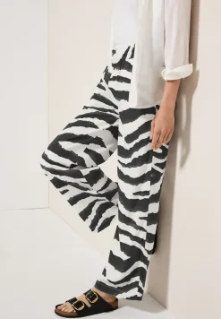 Wide Legs broek met structuur