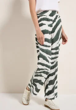 Wide Legs broek met structuur