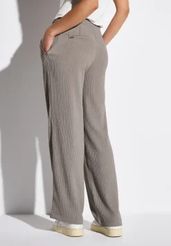 Wide Legs broek met structuur