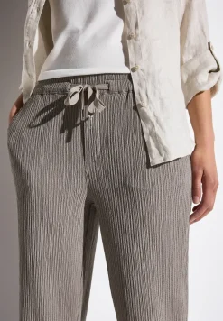 Wide Legs broek met structuur