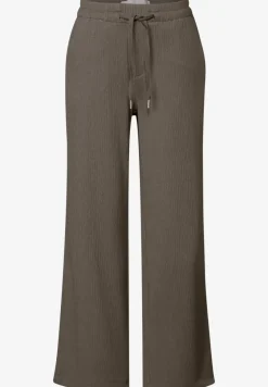 Wide Legs broek met structuur