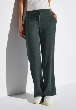 Wide Legs broek met structuur