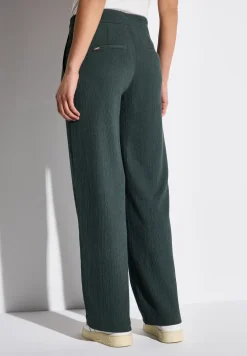 Wide Legs broek met structuur