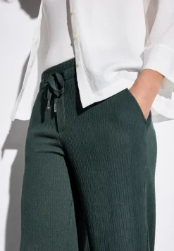 Wide Legs broek met structuur