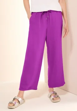 Wide Legs broek van linnenmix