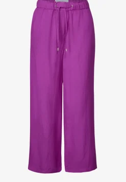 Wide Legs broek van linnenmix